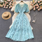 Cute v neck chiffon short dress fashion dress  471