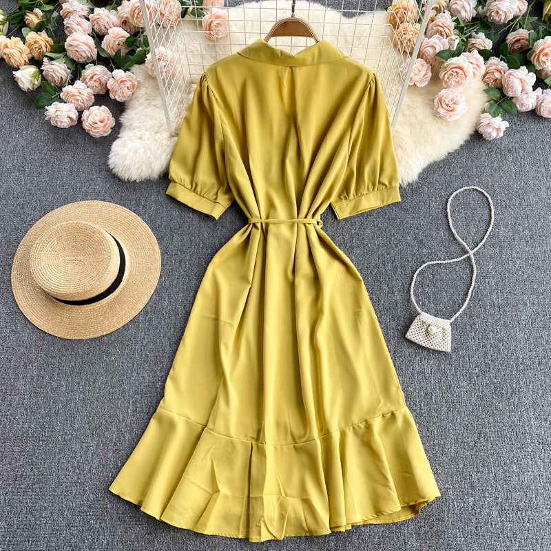 Elegant A line short dress fashion dress  577