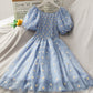 Cute A line little daisy dress  499