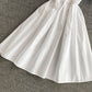 Robe courte à épaules dénudées et jolie ligne A, robe tendance 594