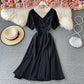 Cute v neck short dress fashion dress  589