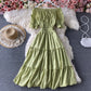 Cute A line off shoulder short dress fashion dress  590