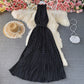Cute polka dot halterneck dress  458