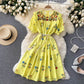 Cute lace short A line dress fashion dress  475