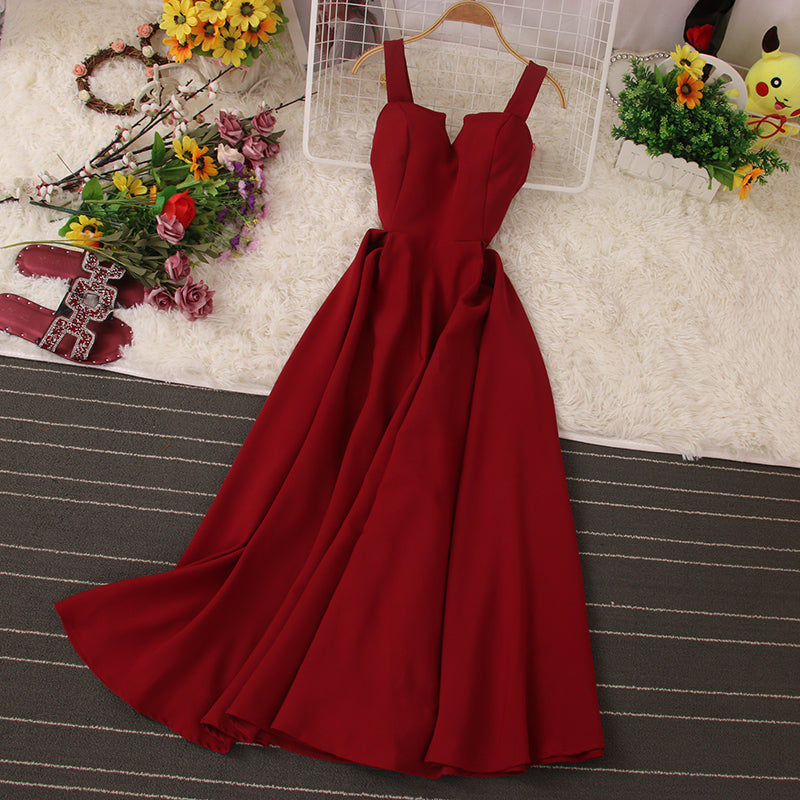 Cute A line short dress fashion dress  480