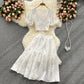 Cute two pieces A line dress fashion dress  473