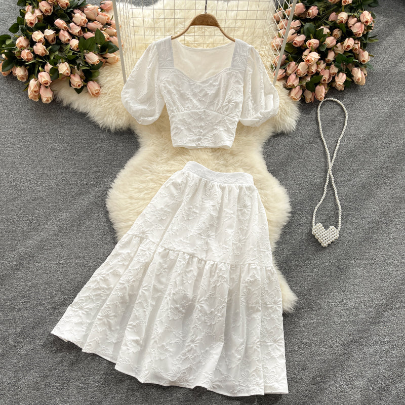 Cute two pieces A line dress fashion dress  473