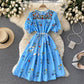 Cute lace short A line dress fashion dress  475