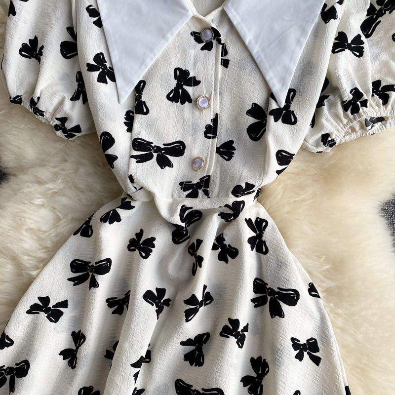 Robe courte mignonne à la mode 592