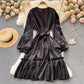 Cute long sleeve dress fashion dress  466