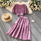 Cute two pieces A line dress fashion dress  473