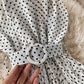 Cute polka dot halterneck dress  458