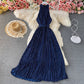 Cute polka dot halterneck dress  458