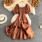 Robe courte mignonne à la mode 586