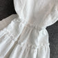 Cute round neck short dress party dress  525