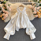 Stylish off-shoulder puff sleeve top  313