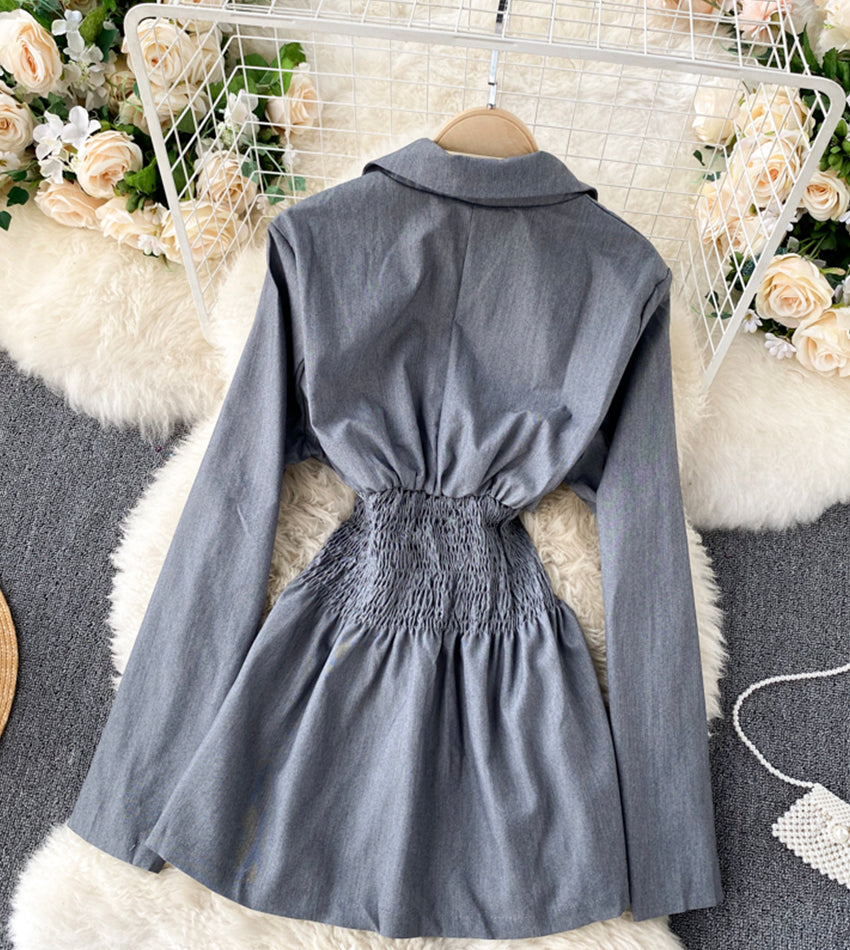 Stylish lace-up long sleeve top  356