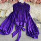 Stylish chiffon long sleeve tops  337