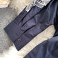 Blue lace applique tops  358