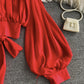 Stylish chiffon long sleeve tops  337