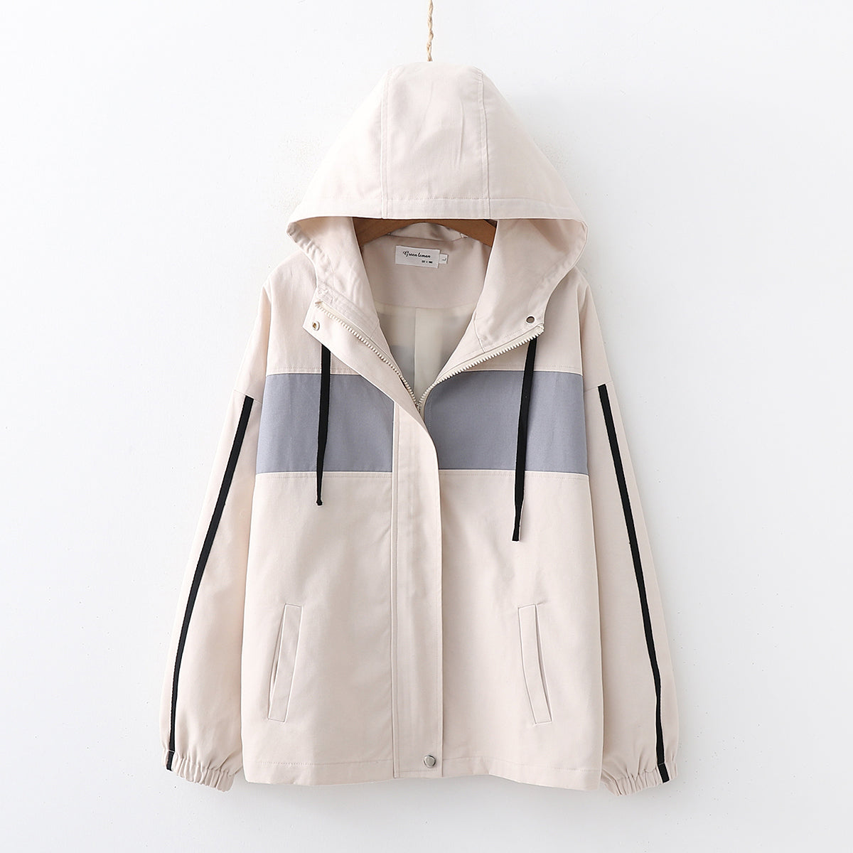 Simple long-sleeved hoodie  290