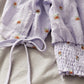 Cute floral pattern top crop tops  294