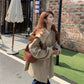 Fashionable lapel waist long sleeve trench coat  278