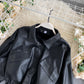 Veste courte noire à manches longues pour motard 245