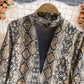 Haut à manches longues à motif crocodile tendance 250