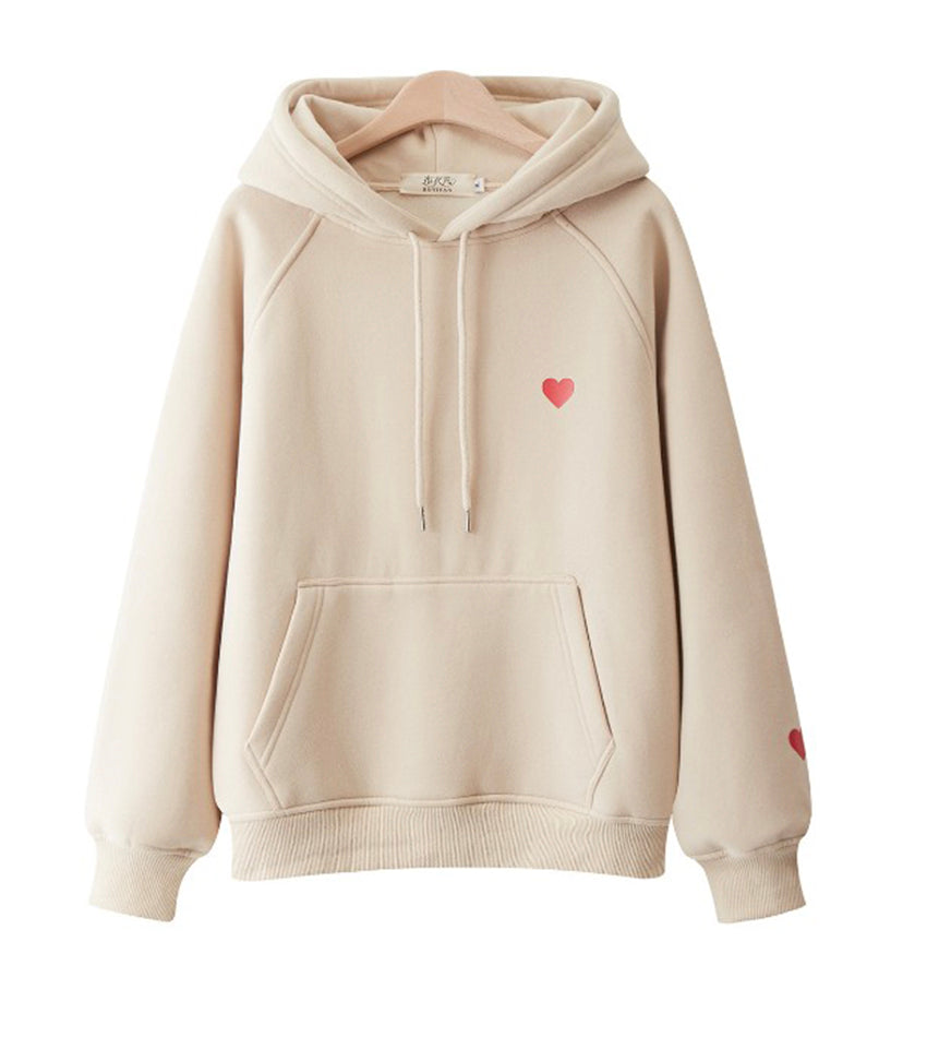 Hoodie lose plus Fleecetop 233