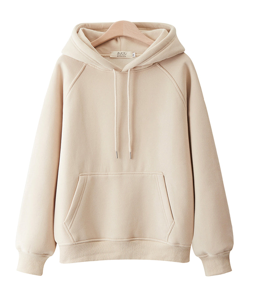Hoodie einfach locker plus Fleece Top 232