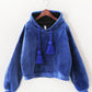 Sweet oversized cropped hoodie  237