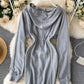 Cute hoodie casual dress  240