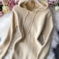 Hoodie apricot Pulloverkleid 200