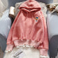 Süßer Hoodie aus Lammwolle 217