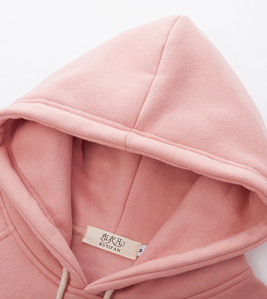 Hoodie einfach locker plus Fleece Top 232