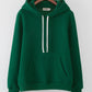 Hoodie simple loose plus fleece top  231