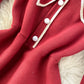 Süßes Strickkleid mit langen Ärmeln und Hasenohren 211