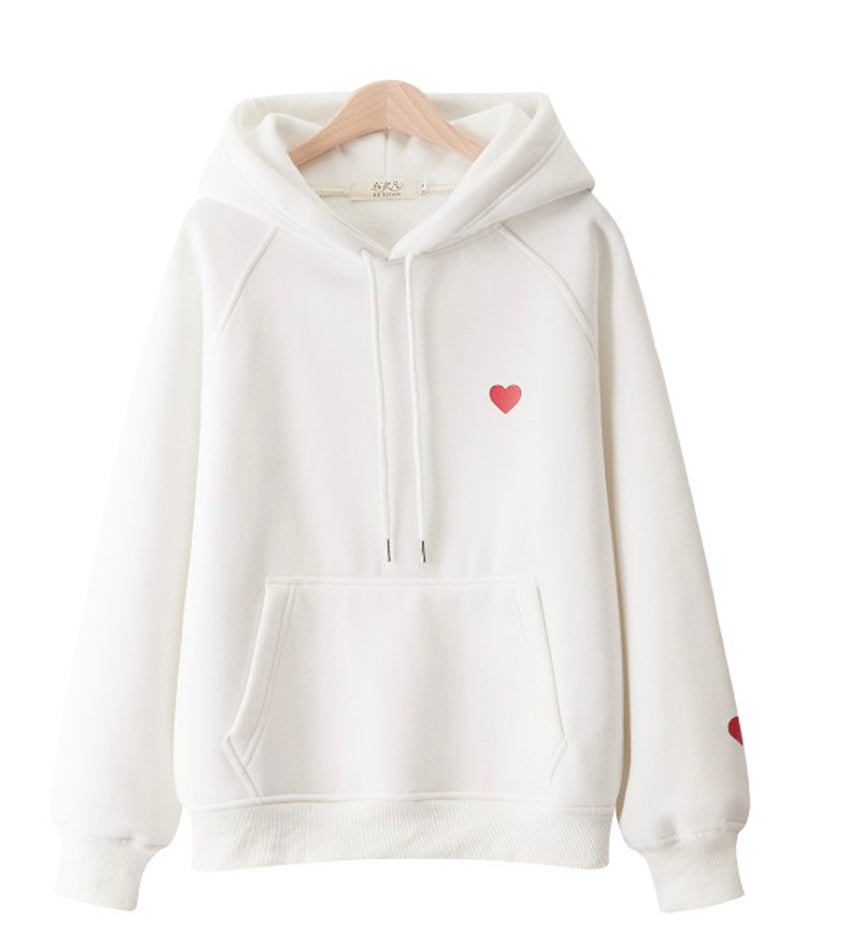 Hoodie lose plus Fleecetop 233