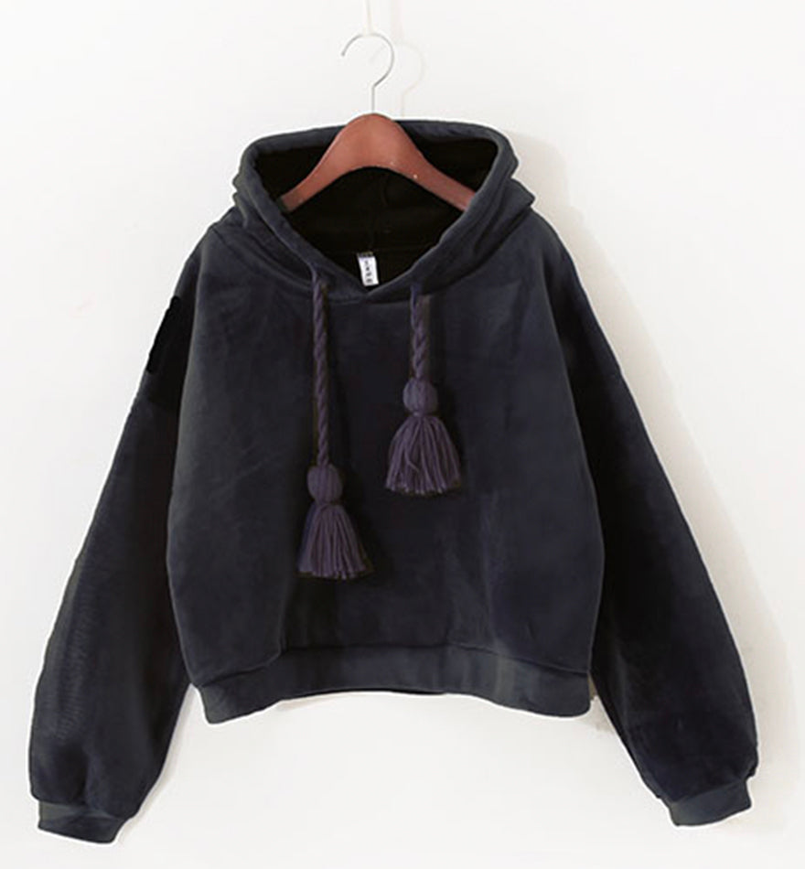 Sweet oversized cropped hoodie  237