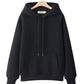 Hoodie einfach locker plus Fleece Top 232