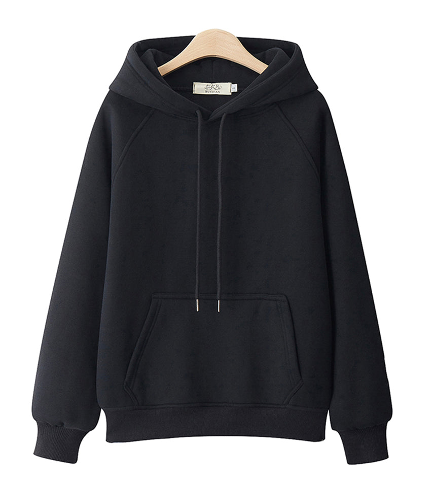Hoodie einfach locker plus Fleece Top 232