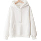 Hoodie einfach locker plus Fleece Top 232