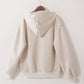 Cute embroidered flower hoodie  236