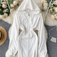 Cute hoodie casual dress  240