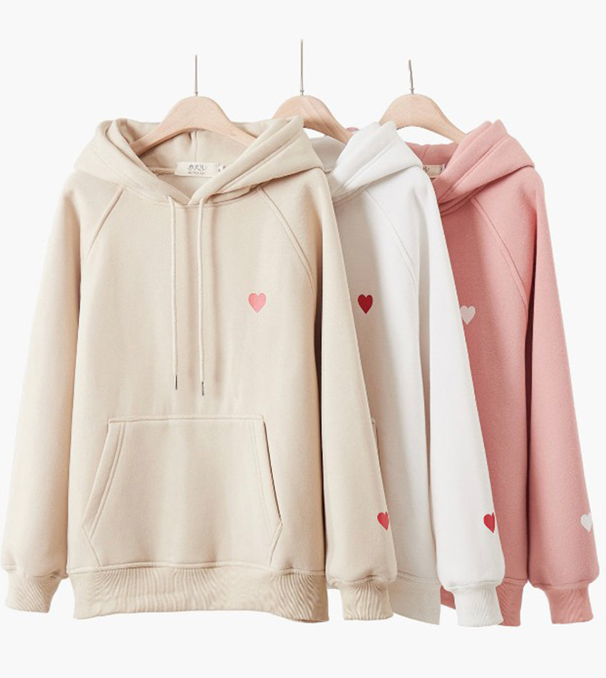 Hoodie lose plus Fleecetop 233