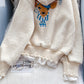 Süßer Hoodie aus Lammwolle 217