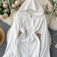 Cute hoodie casual dress  240