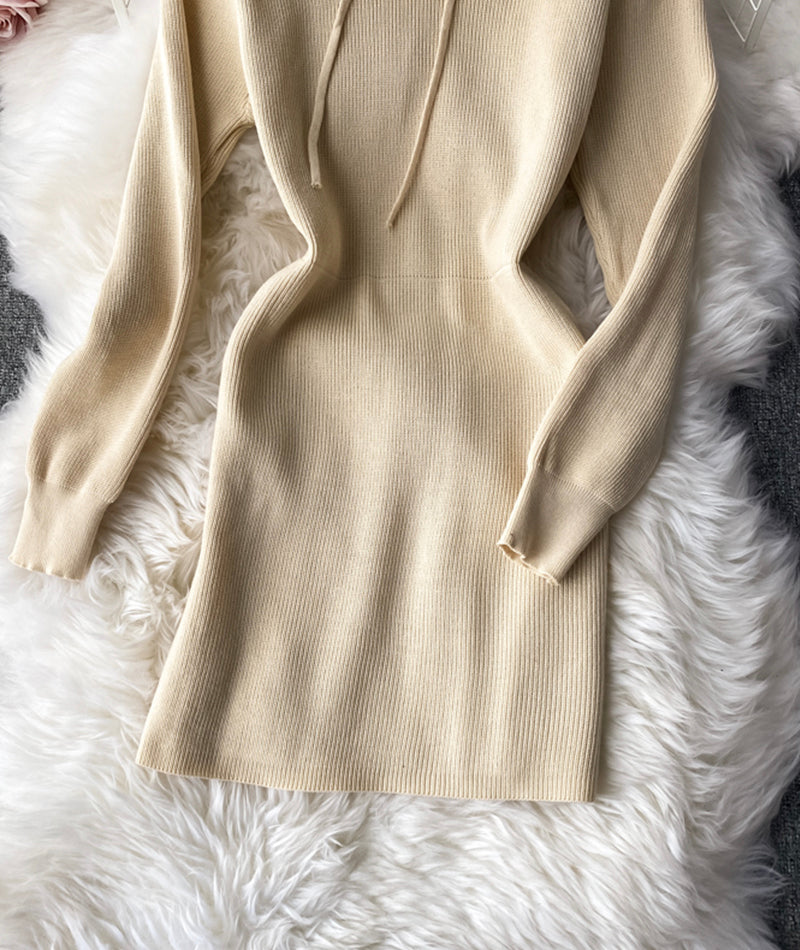Hoodie apricot Pulloverkleid 200