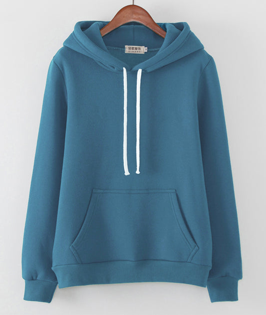 Sweat à capuche simple et ample avec haut en polaire 231